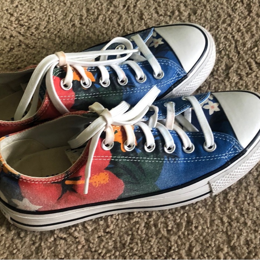Floral Kids Sneakers